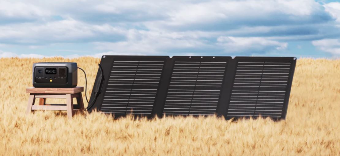 panneau solaire 60w et river 2