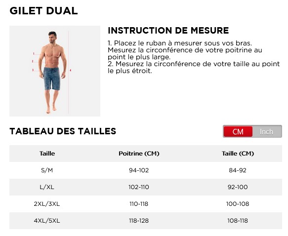 GILET DUAL JOBE