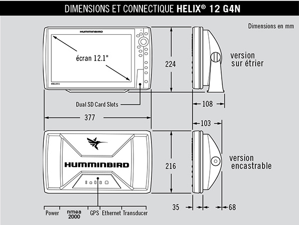 dimensions et connectique